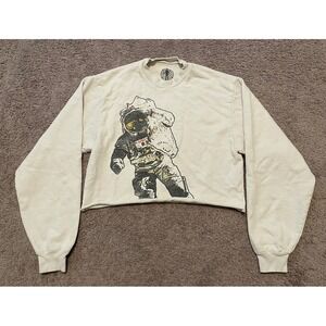 Authentic Kid Cudi To The Moon Tour NASA‎ Crewneck Sweatshirt Cropped Small